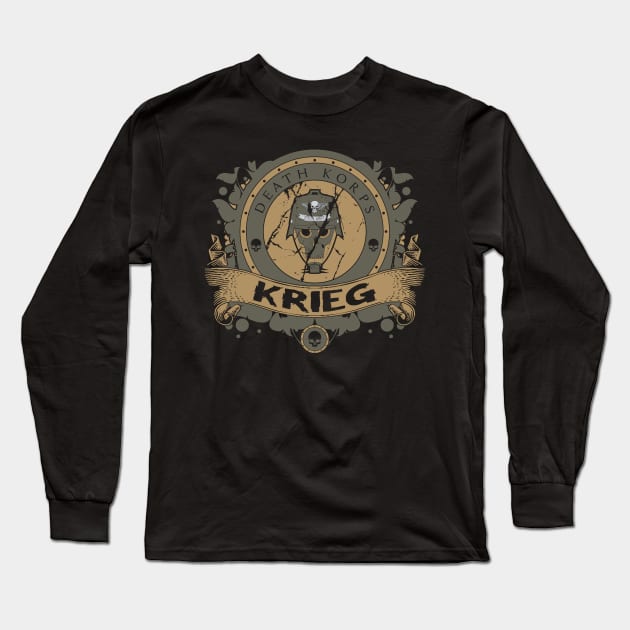 KRIEG - SPLAT CREST Long Sleeve T-Shirt by Absoluttees